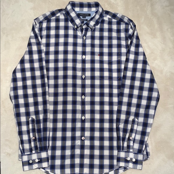Tommy Hilfiger Long Sleeve Button Down Shirt - Picture 1 of 4